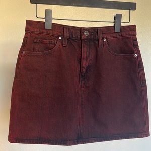 Hudson Viper Mini Skirt Sz 26